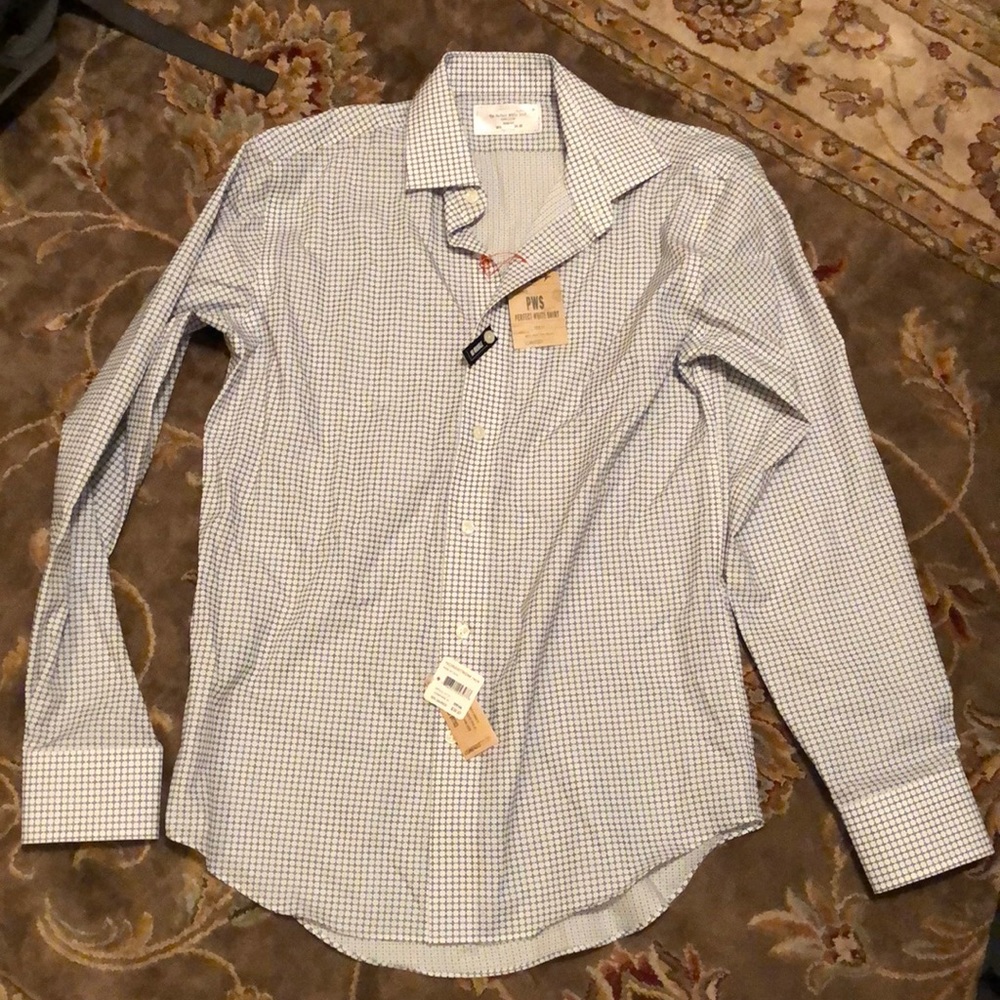 NWT men’s Lorenzo uomo trim fit check shirt